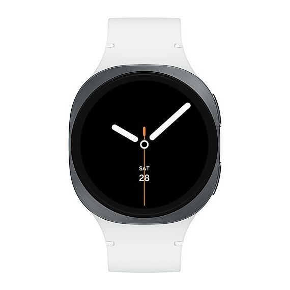 Galaxy Watch 8 | 44 мм | Graphite | Sport/White | S/M, Тип ремешка : Sport, Размер корпуса : 44 мм, Цвет: Graphite, Цвет ремешка: White, Размер ремешка : S/M, Подключение часов : Bluetooth / Wi-Fi, изображение 3